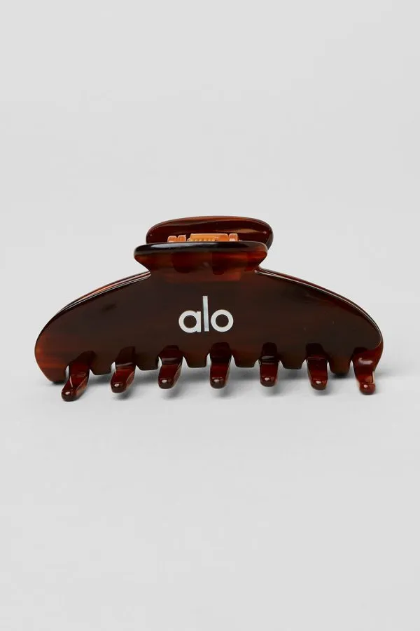 90's Claw Clip - Brown Tortoise