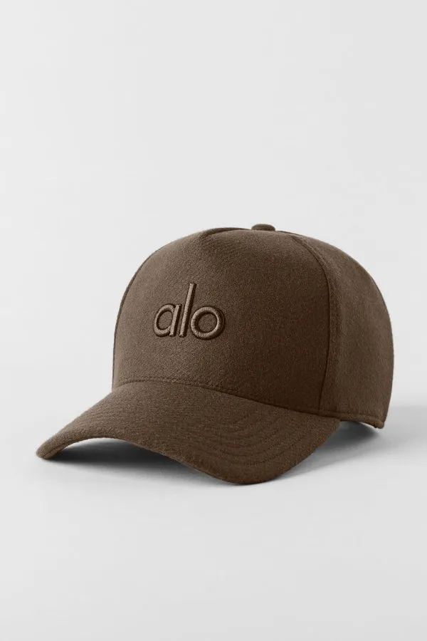 Wool Blend District Trucker Hat - Espresso