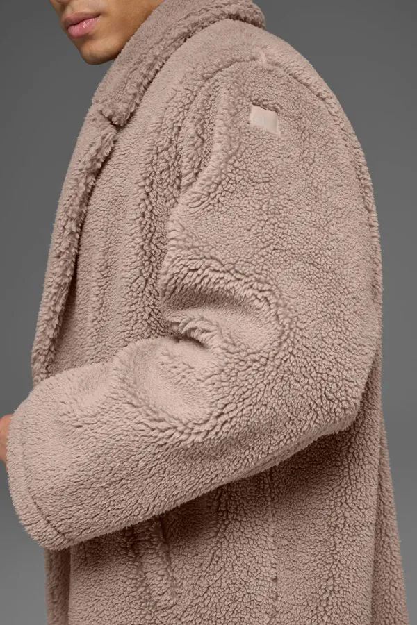 Oversized Sherpa Trench - Chai Latte