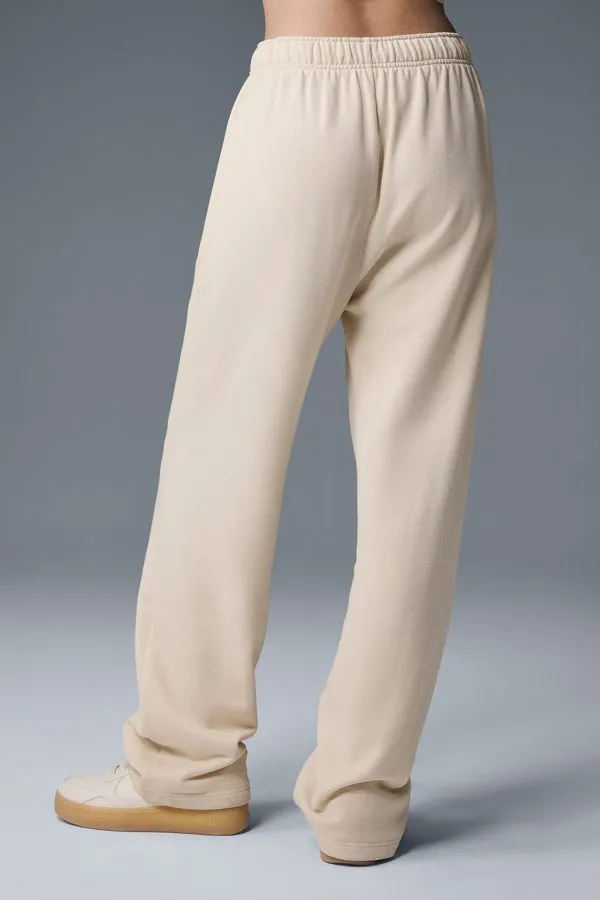 Accolade Straight Leg Sweatpant - Oat Milk