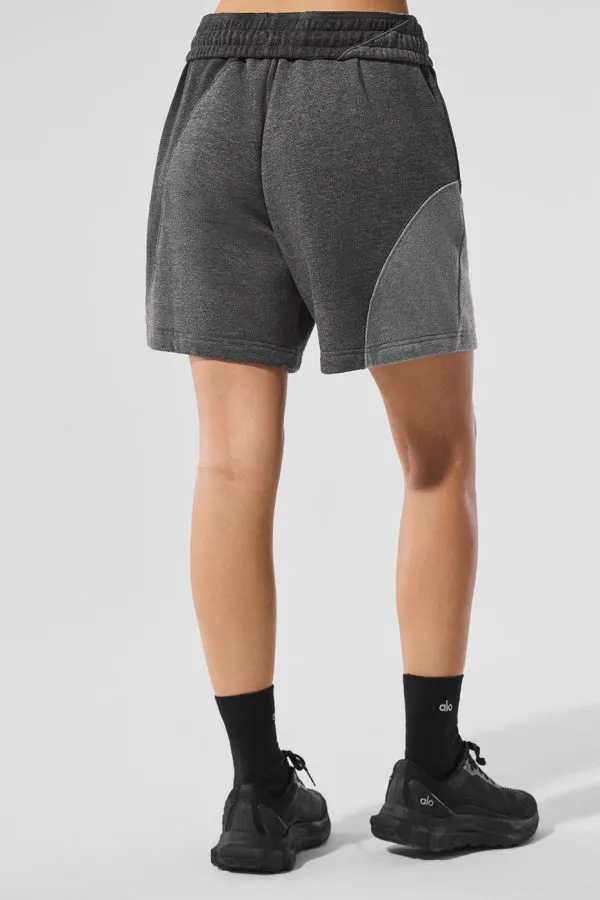 7" Make Waves Short - Dark Heather Grey Tonal