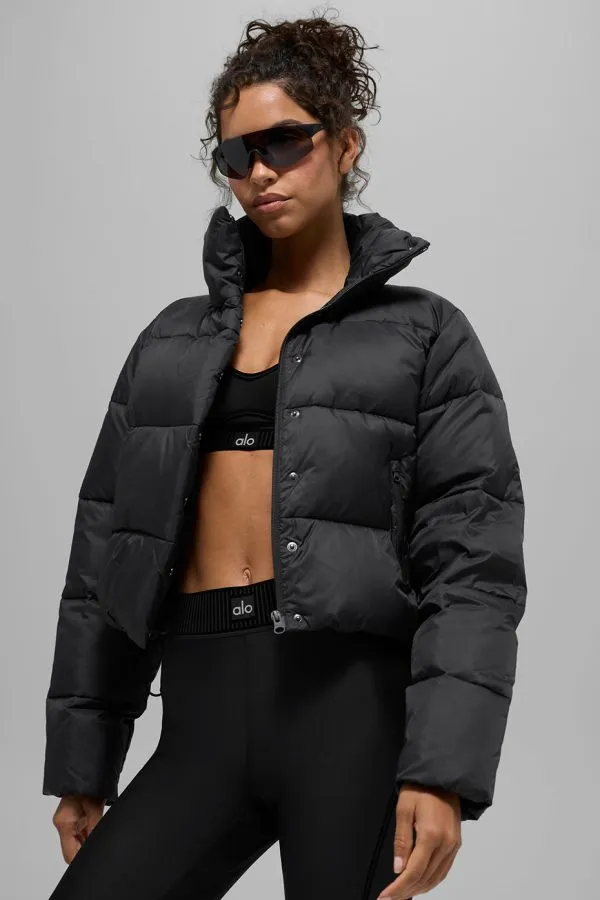 Gold Rush Puffer - Black