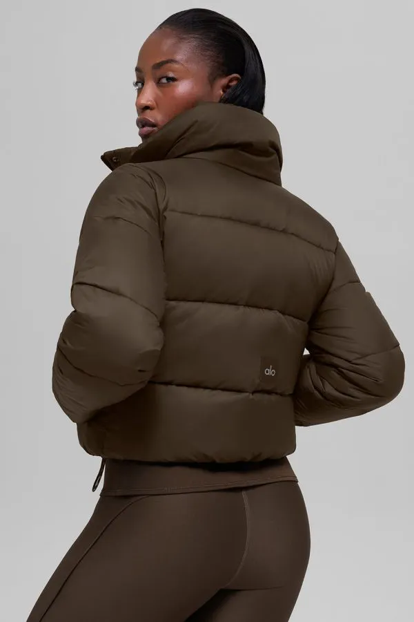 Gold Rush Puffer - Espresso