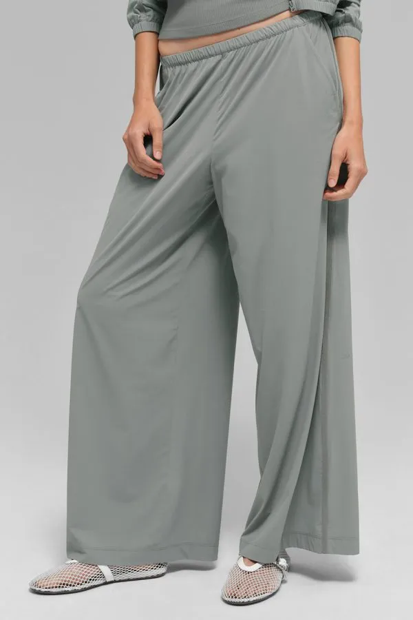 Breezy Wide Leg Pant (Regular) - Lunar Grey